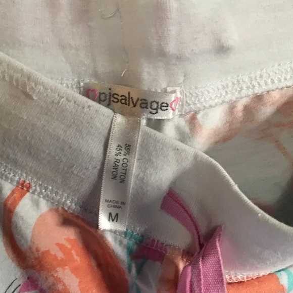 PJ Salvage Tropical Print Pajama Pants - Picture 2 of 2